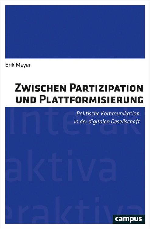 Produktbild: Zwischen Partizipation und Plattformisierung