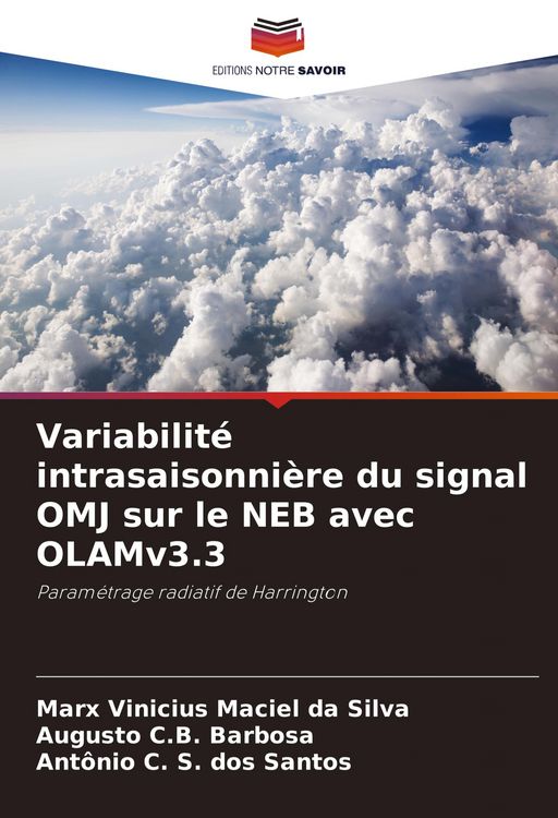 Produktbild: Variabilit&eacute; intrasaisonni&egrave;re du signal OMJ sur le NEB avec OLAMv3.3