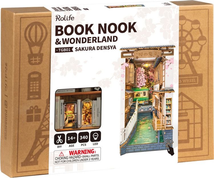 Produktbild: Book Nook DIY B&uuml;cherecke Sakura Densya