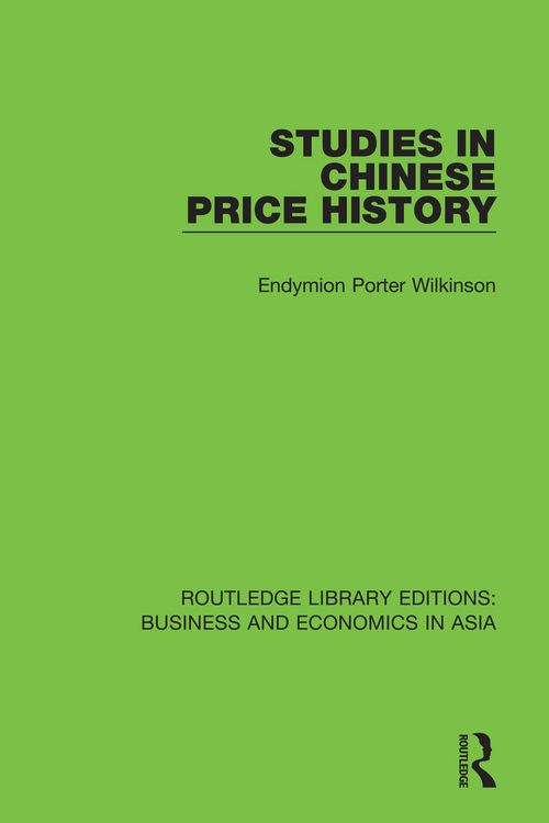 Produktbild: Studies in Chinese Price History