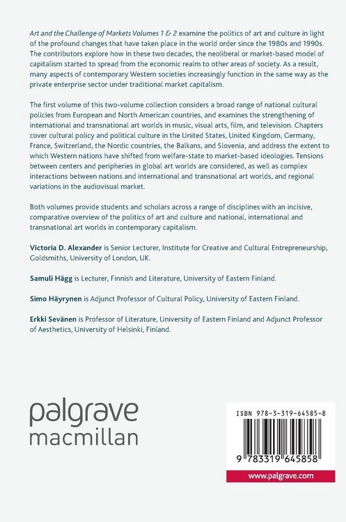 Produktbild: Art and the Challenge of Markets Volume 1