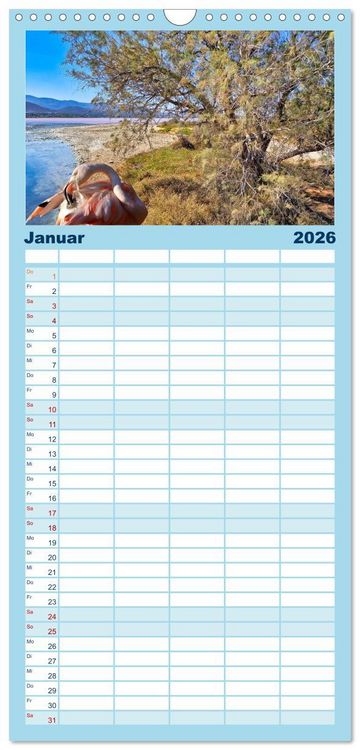Produktbild: Familienplaner 2026 - Kos - zauberhafte Insel des Dodekanes mit 5 Spalten (Wandkalender, 21 x 45 cm) CALVENDO