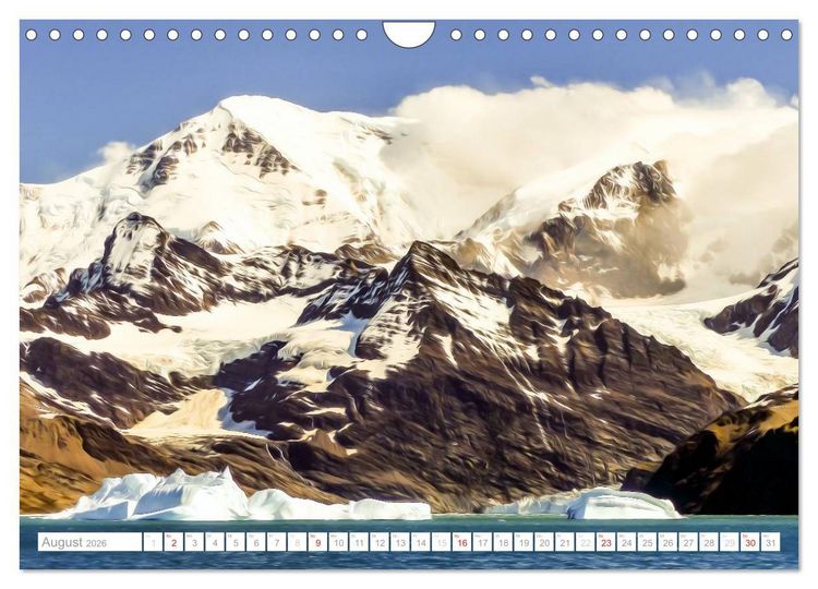 Produktbild: Antarktis - Das Reich der Pinguine (Wandkalender 2026 DIN A4 quer), CALVENDO Monatskalender