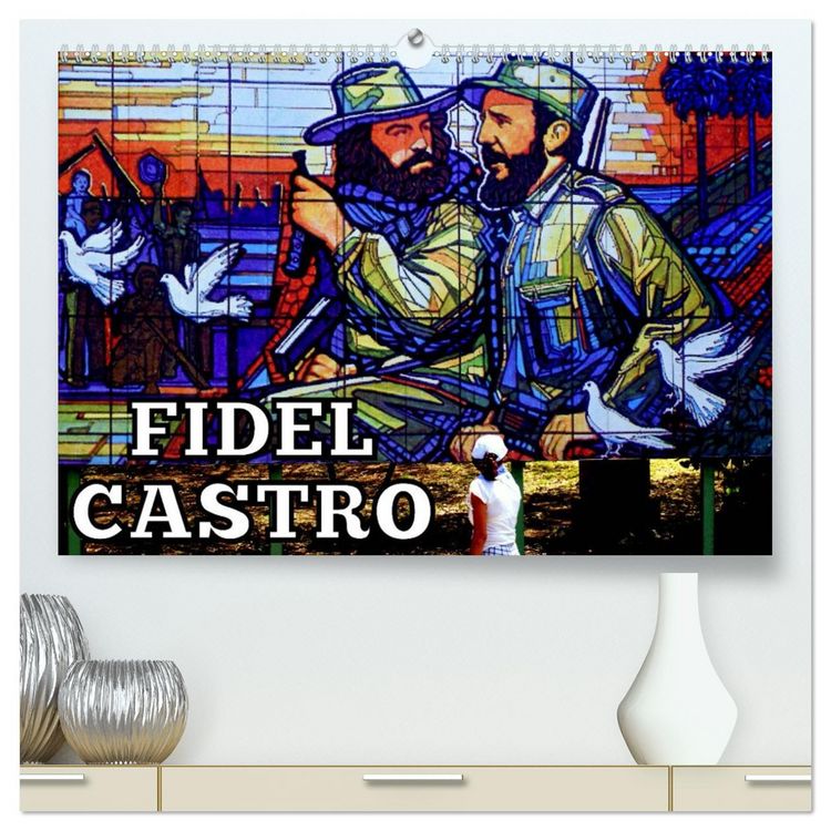 Produktbild: FIDEL CASTRO (hochwertiger Premium Wandkalender 2026 DIN A2 quer), Kunstdruck in Hochglanz
