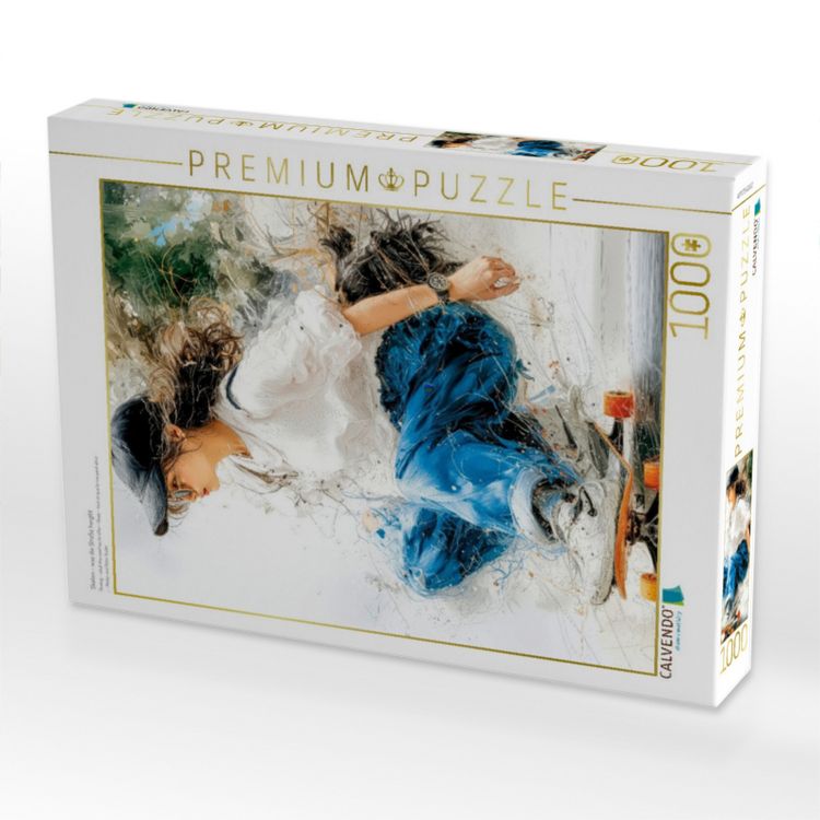 Produktbild: CALVENDO Puzzle Skaten - was die Stra&szlig;e hergibt | 1000 Teile Lege-Gr&ouml;&szlig;e 64x48cm Foto-Puzzle f&uuml;r gl&uuml;ckliche Stunden