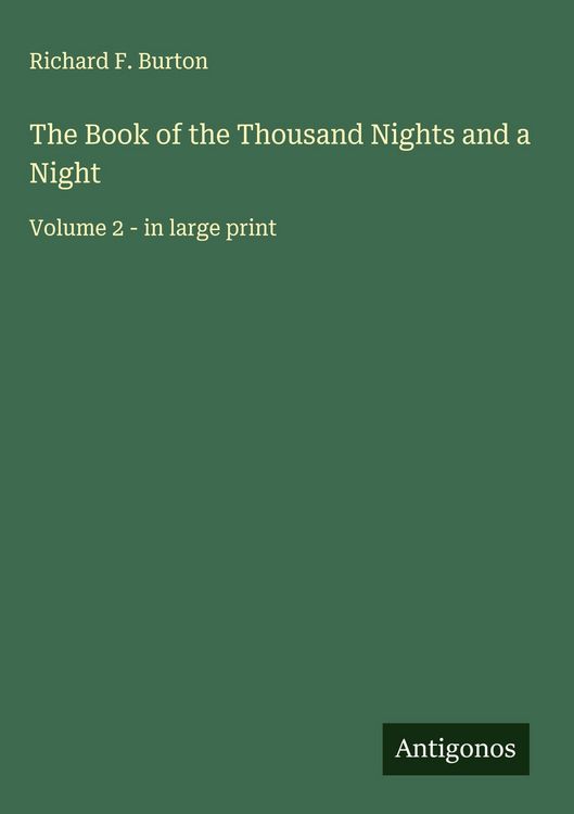Produktbild: The Book of the Thousand Nights and a Night