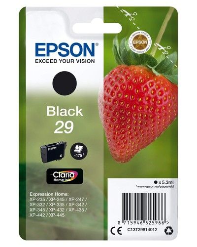 Produktbild: EPSON Druckerpatrone Expression HomeXP-235332 T2981 schwarz