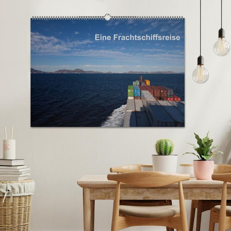 Produktbild: Eine Frachtschiffreise (Wandkalender 2027 DIN A2 quer), CALVENDO Monatskalender