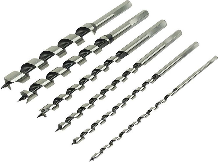Produktbild: Br&uuml;der Mannesmann M54620 Schlangenbohrer-Set 6teilig 6 mm, 8 mm, 10 mm, 12 mm, 16 mm, 20 mm Gesamtl&auml;nge 230 mm 1 St.