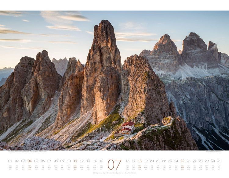 Produktbild: Bergwelt Dolomiten Kalender 2027