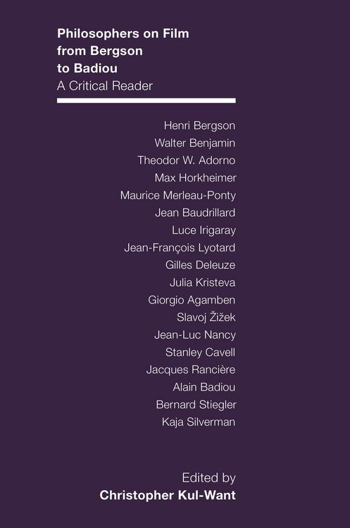 Produktbild: Philosophers on Film from Bergson to Badiou