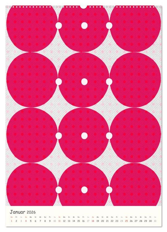 Produktbild: Punkt Punkt Punkt (Wandkalender 2026 DIN A2 hoch), CALVENDO Monatskalender