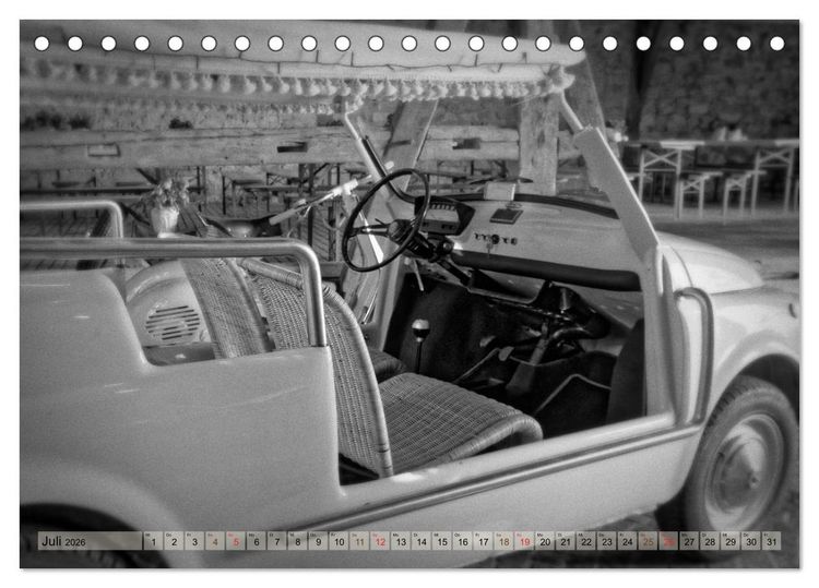 Produktbild: il Cinquecento - Details im Fokus - im Look eines legend&auml;ren Analogfilms (Tischkalender 2026 DIN A5 quer), CALVENDO Monatskalender
