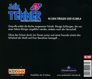 Produktbild: Jan Tenne - In den F&auml;ngen der Kobra (31),1 Audio-CD