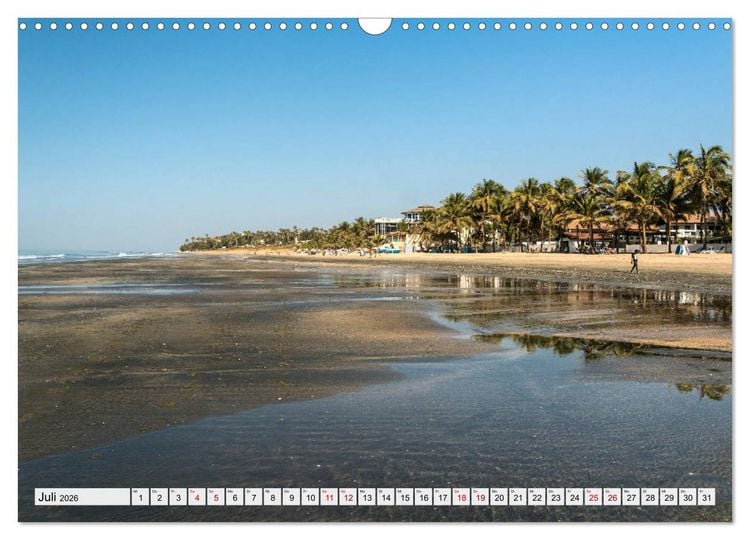 Produktbild: Traumstr&auml;nde in Gambia (Wandkalender 2026 DIN A3 quer), CALVENDO Monatskalender
