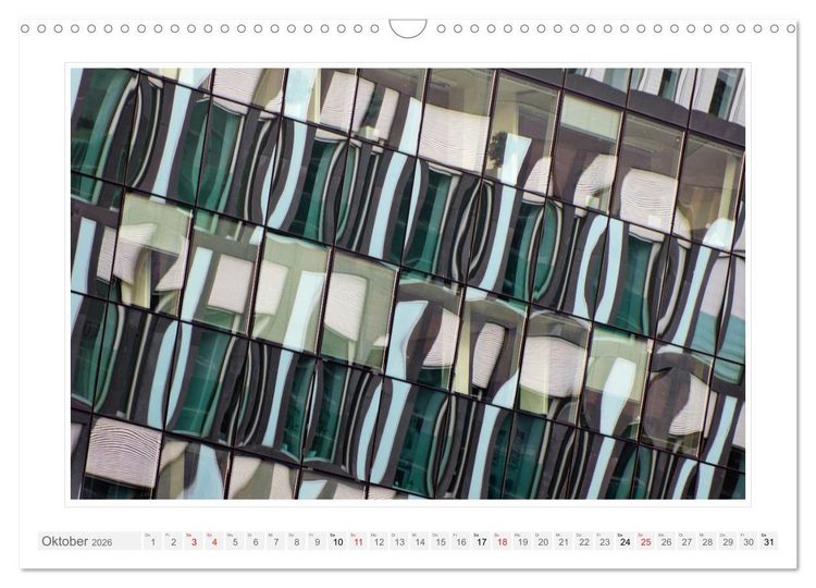 Produktbild: Spiegelnde Fassaden (Wandkalender 2026 DIN A3 quer), CALVENDO Monatskalender