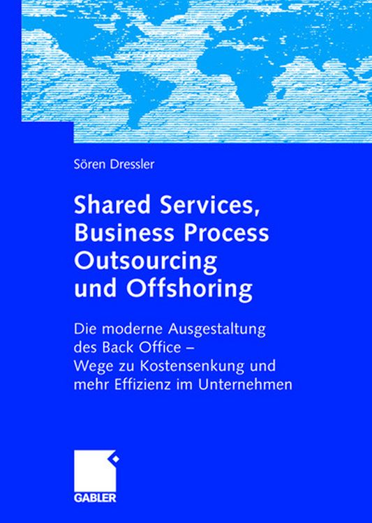 Produktbild: Shared Services, Business Process Outsourcing und Offshoring