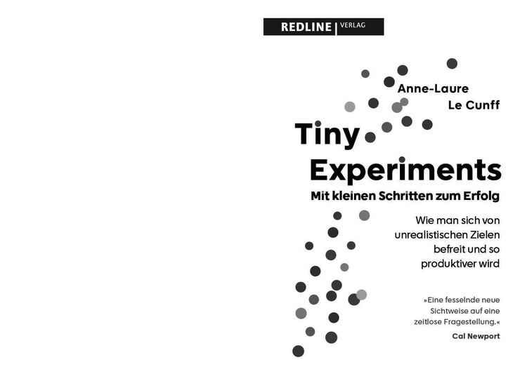 Produktbild: Tiny Experiments: Mit kleinen Schritten zum Erfolg