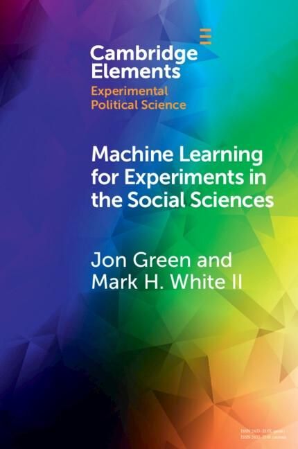 Produktbild: Machine Learning for Experiments in the Social Sciences