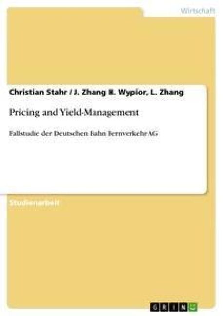 Produktbild: Pricing and Yield-Management