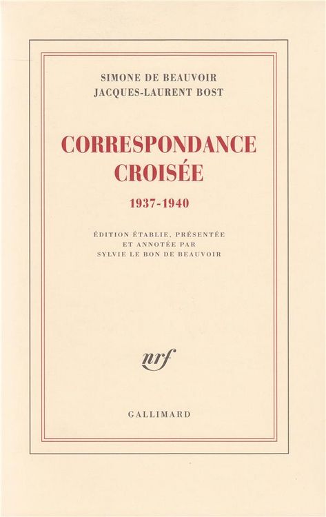 Produktbild: Correspondance crois&eacute;e, 1937-1940