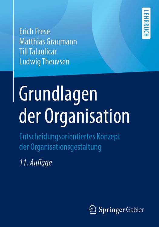 Produktbild: Grundlagen der Organisation