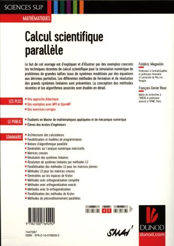 Produktbild: Calcul scientifique parall&egrave;le