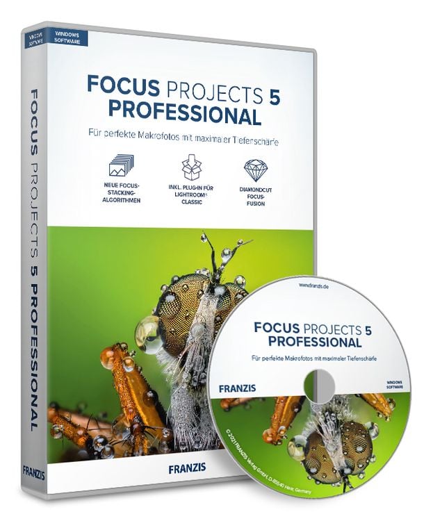 Produktbild: FRANZIS 70819 - FOCUS projects 5 professional (Win)
