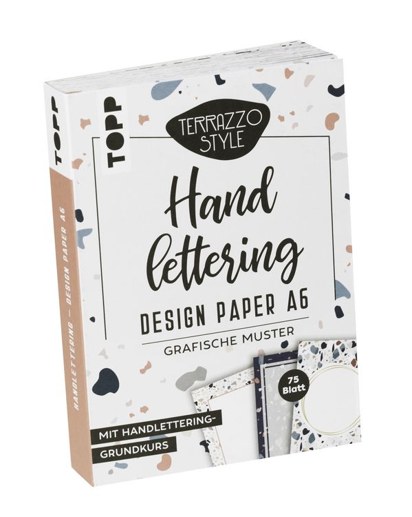 Design-Papier Set A5 – 'Frohe Weihnachten' Mit 75 Motiven & Handlettering-Kurs
