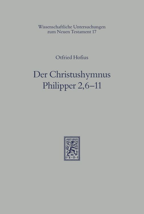 Produktbild: Der Christushymnus Philipper 2,6-11