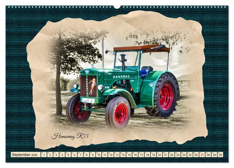 Produktbild: Hanomag Schlepper (Wandkalender 2026 DIN A2 quer), CALVENDO Monatskalender