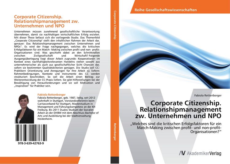 Produktbild: Corporate Citizenship. Relationshipmanagement zw. Unternehmen und NPO