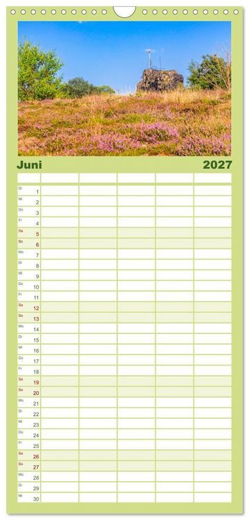 Produktbild: Familienplaner 2027 - Der Harz - eine geheimnisvolle Welt mit 5 Spalten (Wandkalender, 21 x 45 cm) CALVENDO