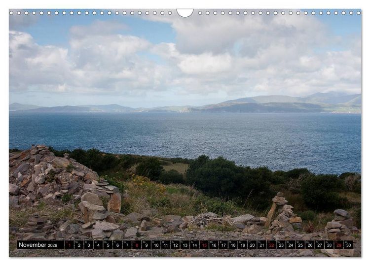 Produktbild: Quer durch Irland - Landschaften pur (Wandkalender 2026 DIN A3 quer), CALVENDO Monatskalender