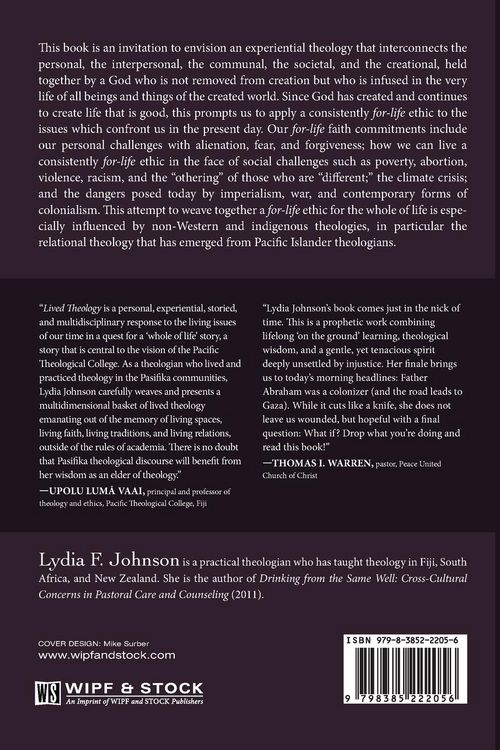 Produktbild: Lived Theology for the Whole of Life
