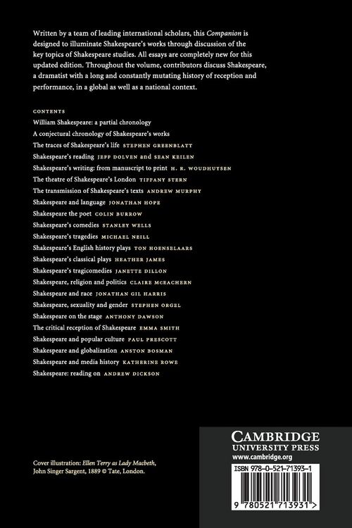Produktbild: The New Cambridge Companion to Shakespeare