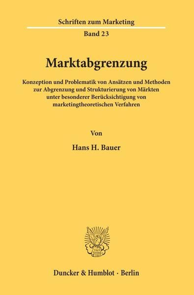 Produktbild: Marktabgrenzung.