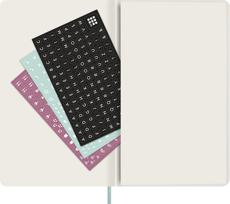 Produktbild: Moleskine 12 Monate Precious & Ethical Wochen Notizkalender, L/A5, liniert, weicher Einband, Mamba Hellgr&uuml;n, mit Box