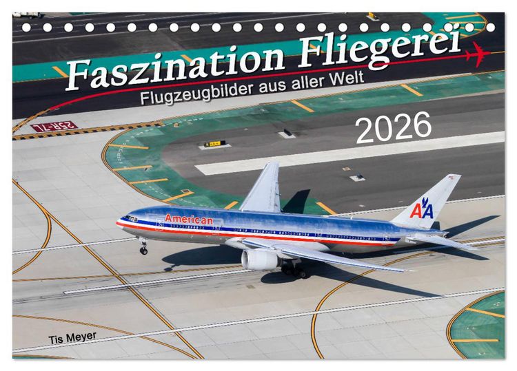 Produktbild: Faszination Fliegerei (Tischkalender 2026 DIN A5 quer), CALVENDO Monatskalender