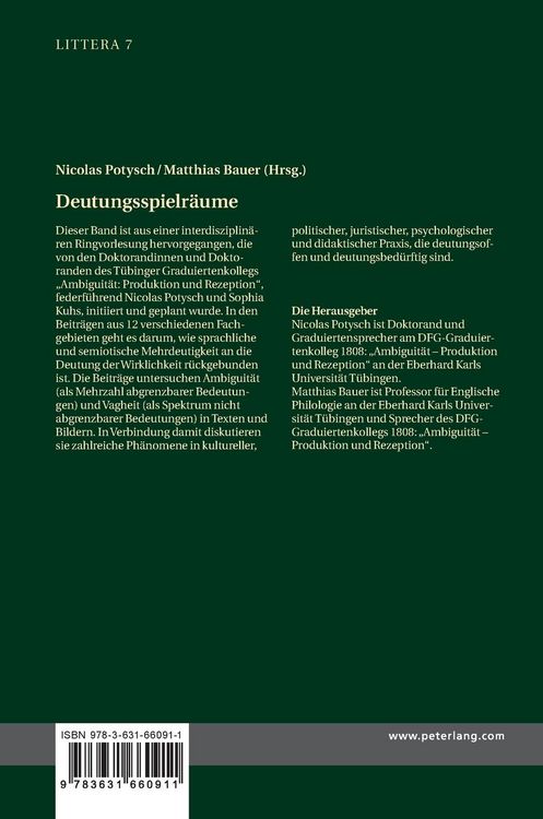 Produktbild: Deutungsspielr&auml;ume