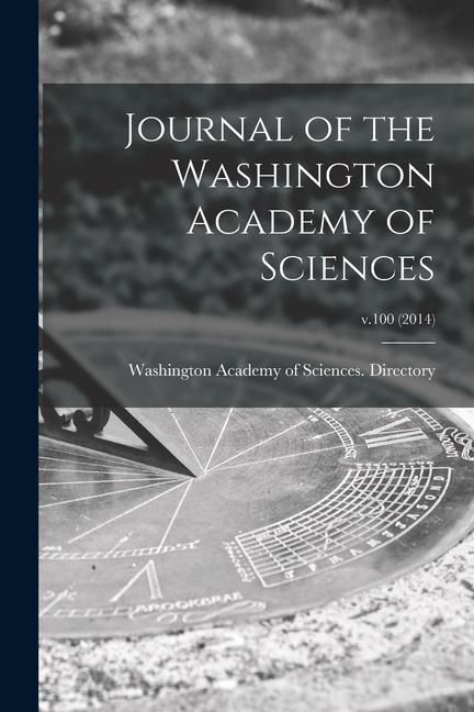 Produktbild: Journal of the Washington Academy of Sciences; v.100 (2014)