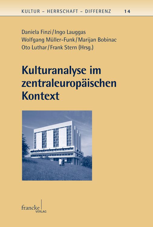 Produktbild: Kulturanalyse im zentraleurop&auml;ischen Kontext