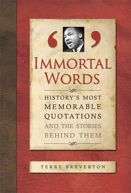 Produktbild: Breverton, T: Immortal Words