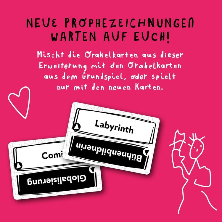 Produktbild: Krakel-Orakel Erweiterung &ndash; Neue Orakelkarten, neue Krakelstifte