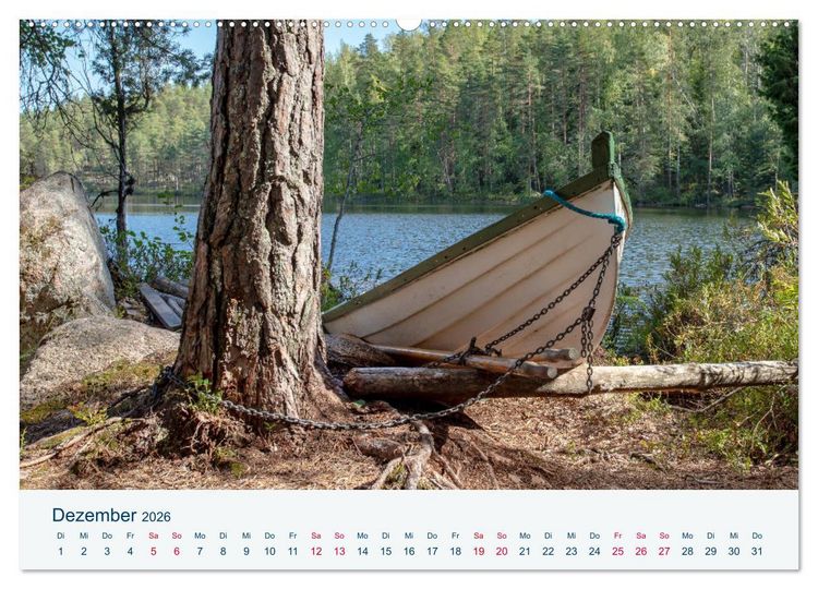 Produktbild: Finnland, Rund um Mikkeli (Wandkalender 2026 DIN A2 quer), CALVENDO Monatskalender