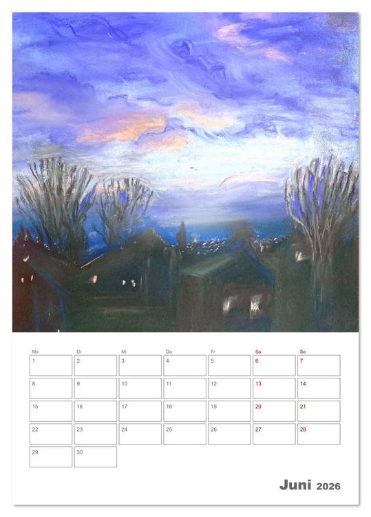 Produktbild: Anna Arndt Jahresimpressionen mit Planer (Tischkalender 2026 DIN A5 hoch), CALVENDO Monatskalender