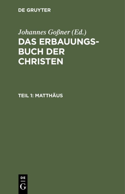 Produktbild: Matth&auml;us