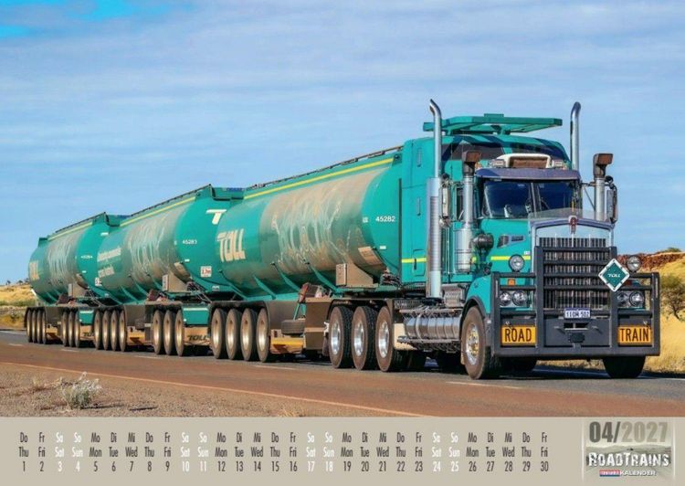 Produktbild: Roadtrains Kalender 2027