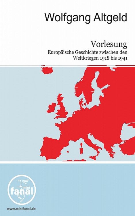 Produktbild: Vorlesung Europ&auml;ische Geschichte zwischen den Weltkriegen