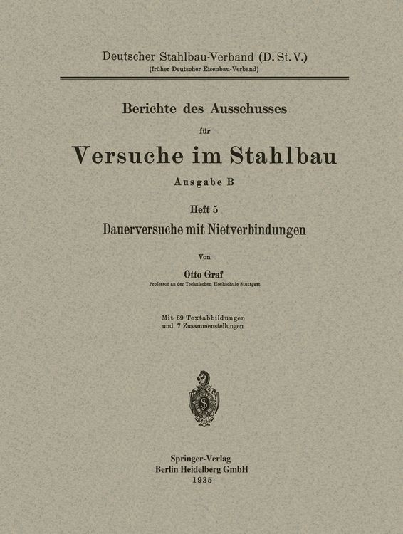 Produktbild: Dauerversuche mit Nietverbindungen